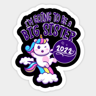 Promoted to Big Sister 2022 Sticker